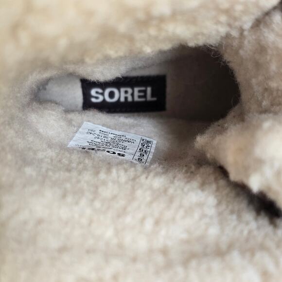 Sorel Tivoli IV Parc Waterproof Boots Women's 7/8 Velvet Tan Wool Gorpcore READ - Picture 11 of 12